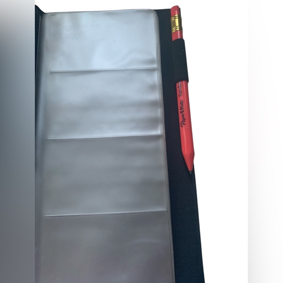 ROLODEX Brown Business Card Organizer Holds 96 Cards Imitation Leather Office - Picture 6 of 10